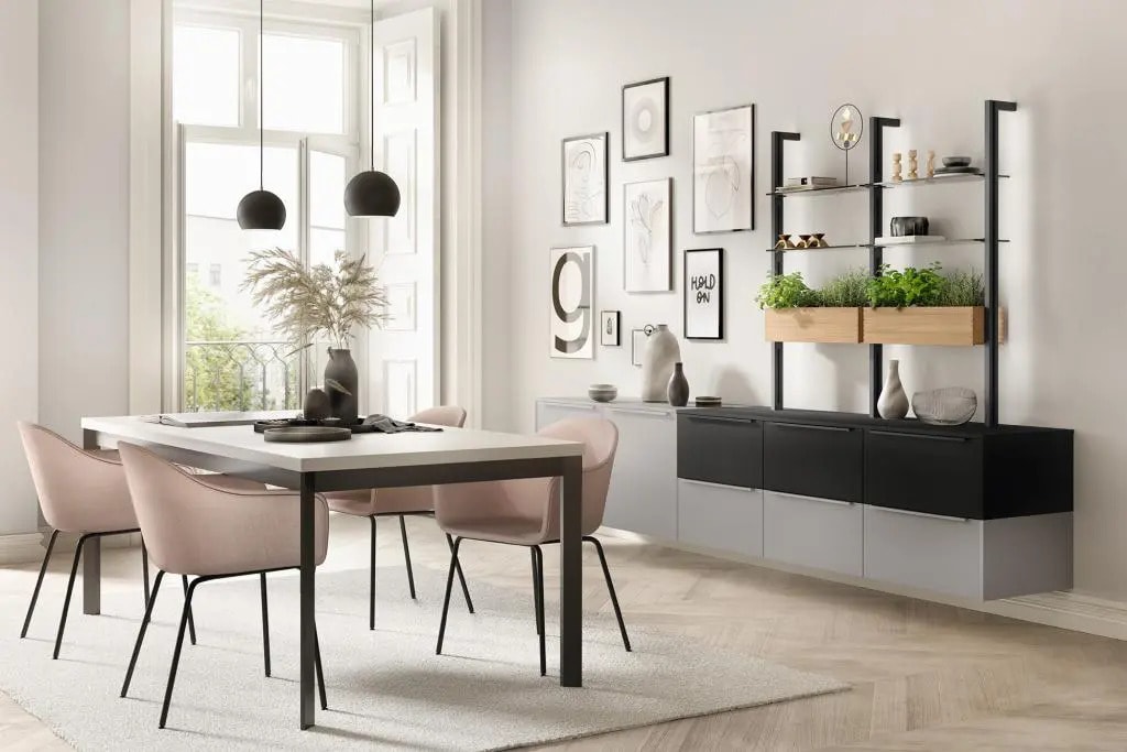 Esszimmer Planung mit modernem Sideboard von Penz aus Perg